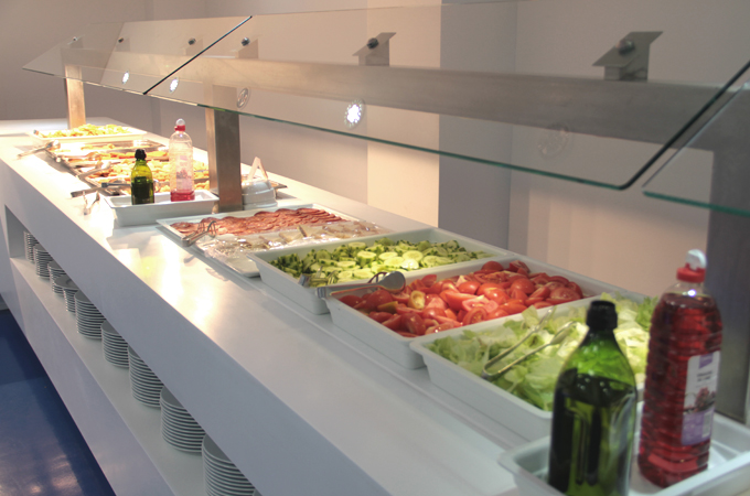 Buffet im Hotel Sun Village