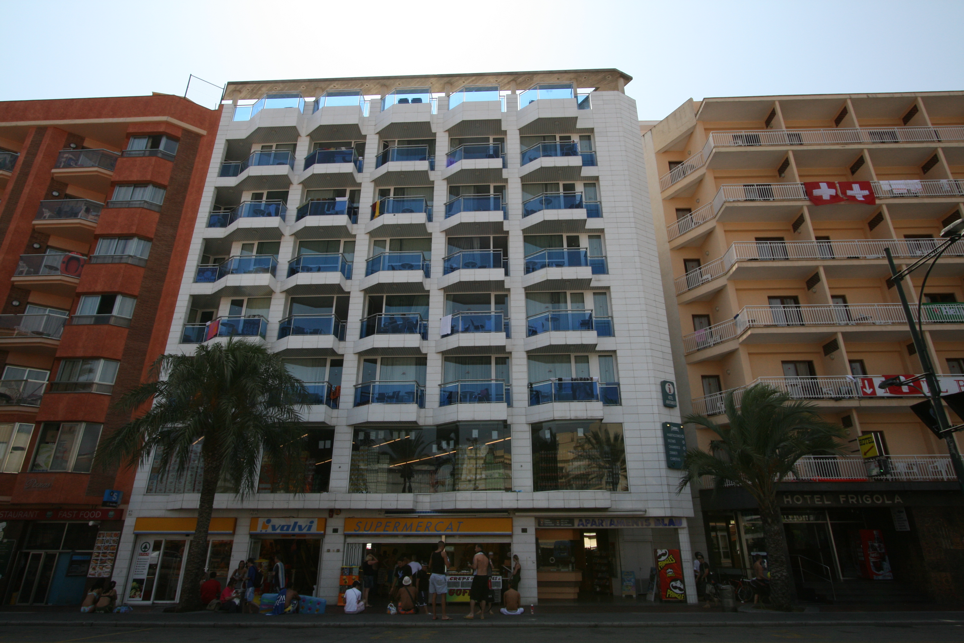 Außenansicht Apartments Blau